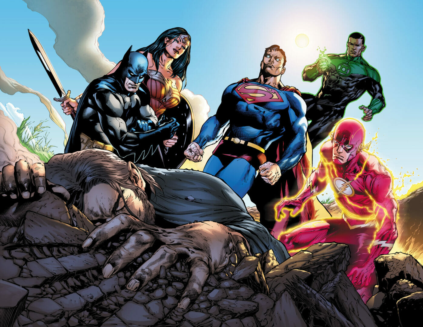 First Look Justice League By Robert Venditti Doug Mahnke The