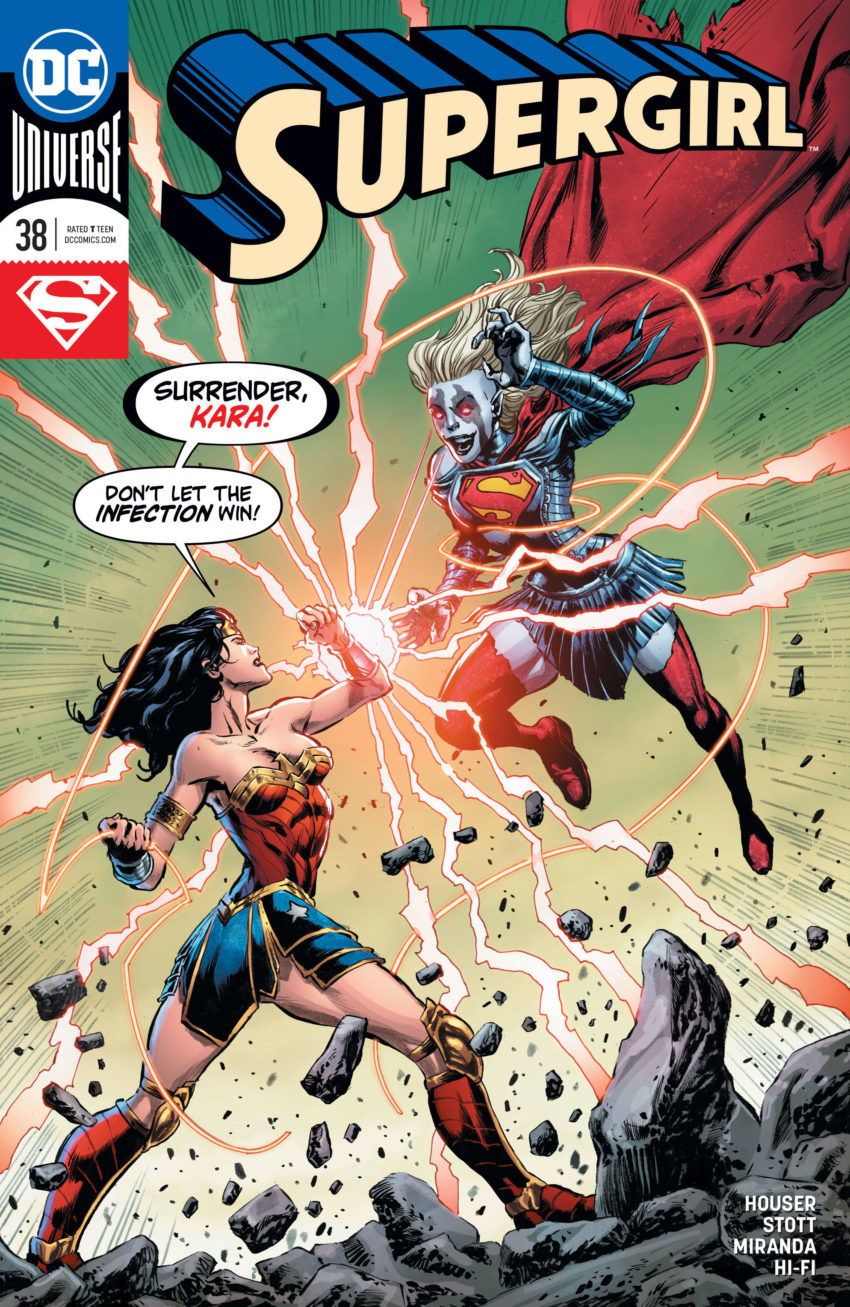 Review Supergirl 38 Supergirl Vs Wonder Woman The Nerdy Basement
