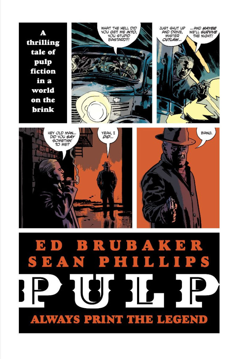 Preview Image Comics Pulp By Ed Brubaker And Sean Phillips The Nerdy Basement